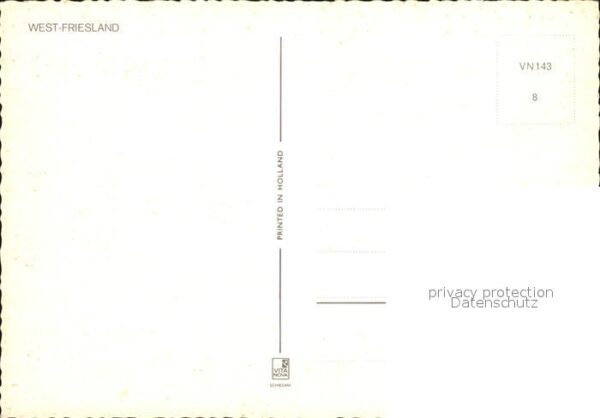 Friesland Niederlande Westfriesland Trachten – Bild 2