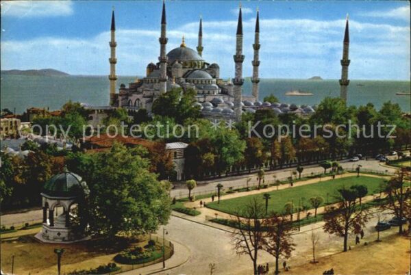 Istanbul Constantinopel Blaue Moschee Kaiser Wilhelm II