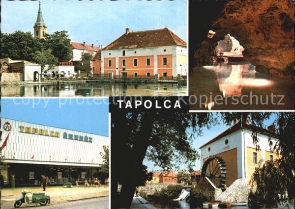 Tapolca Wassermühle Seengrotte Stadtansicht