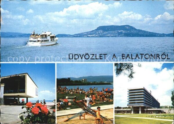 Balaton Plattensee Strand Hotels Fährschiff
