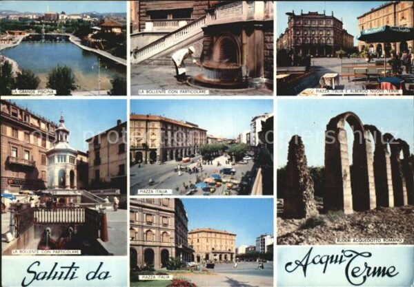 Acqui Terme Grande Piscina Piazza Italia Albergo Nu