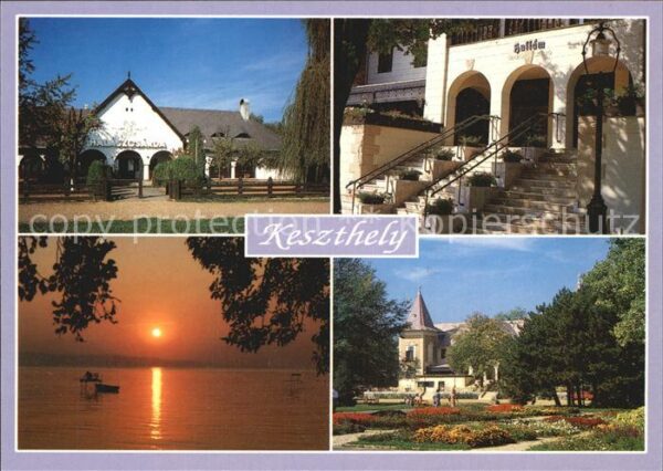 Keszthely Kirche Restaurant Halaszcsardas Abendst