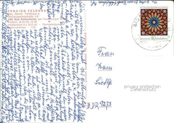 Bad Rothenfelde Pension Feldhaus – Bild 2