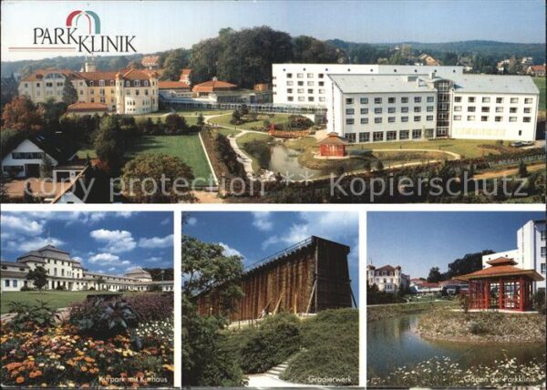 Marburg Lahn Parkklinik Kurpark Kurhaus Gradierwerk