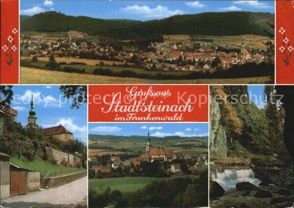 Stadtsteinach Frankenwald Kirche Panorama