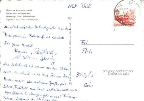 Balatonfuered Mole Kurklinik Kurpark – Bild 2