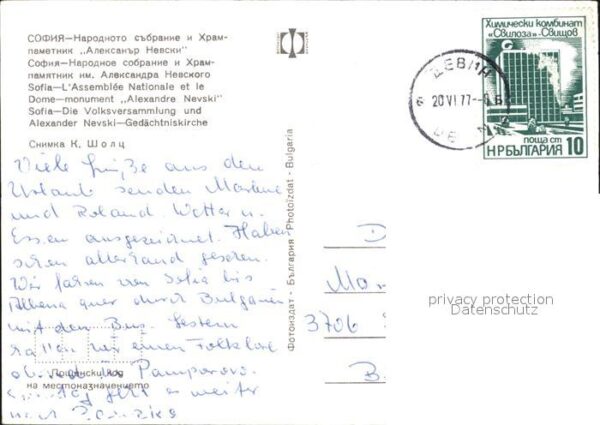 Sofia Sophia Volksversammlung Alexander Nevski Gedäc – Bild 2