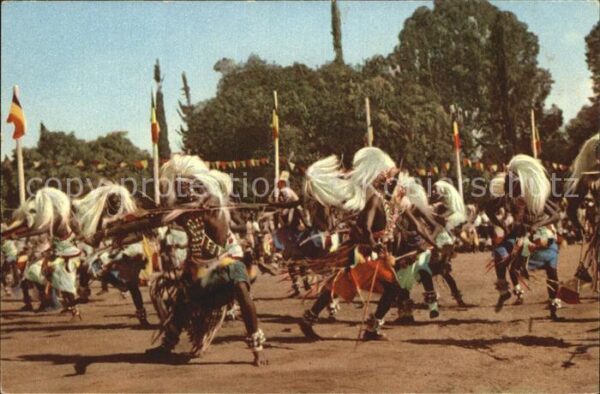 Kongo Reise des Königs im Sommer 1955 Tanz de