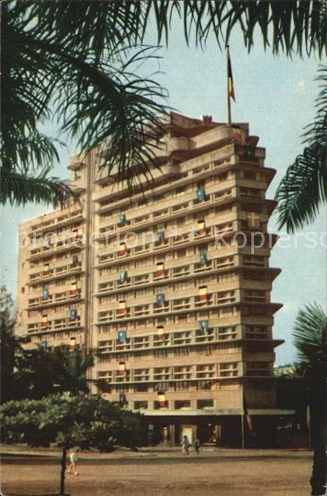 Kongo Reise des Königs im Sommer 1955 Gebäude