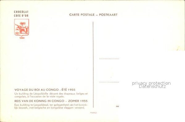 Kongo Reise des Königs im Sommer 1955 Gebäude – Bild 2