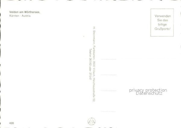 Velden Woerthersee Fliegeraufnahme mit See – Bild 2