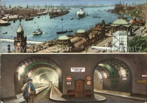 Hamburg Hafen Elbtunnel