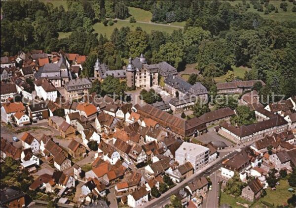Laubach Hessen Fliegeraufnahme am Naturpark Hoher Voge