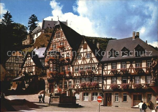 Miltenberg Main Marktplatz Schnatterloch Fachwerk
