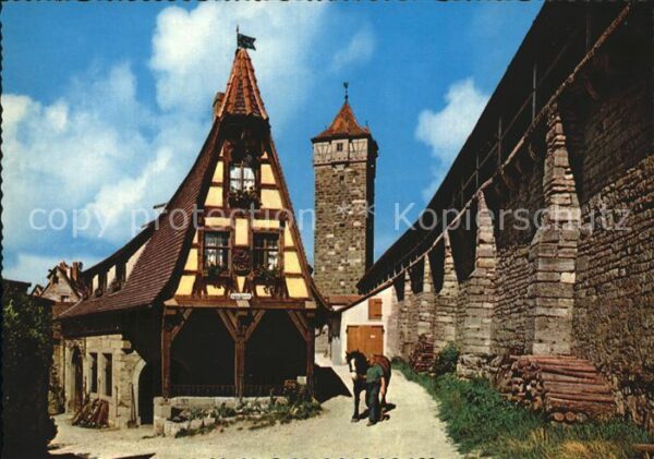 Rothenburg Tauber Schütt Alte Schmiede