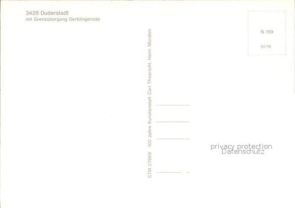 Duderstadt mit Grenzübergang Gerblingerode – Bild 2