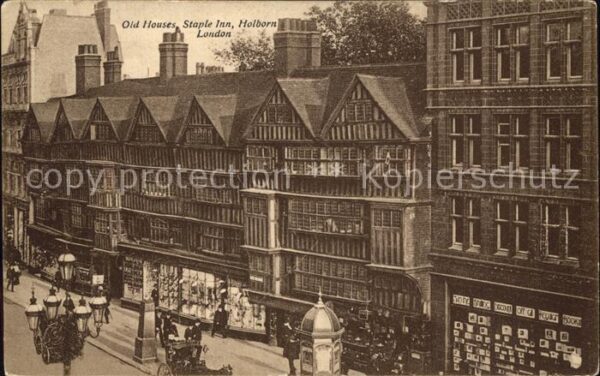 London Old Houses Staple Inn Holborn