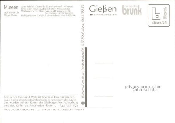 Giessen Lahn Oberhessisches Museum Wallenfelsches Ha – Bild 2