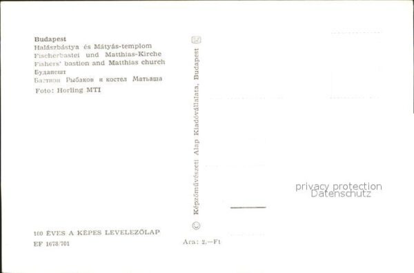 Budapest Fischerbastei und Matthias-Kirche – Bild 2