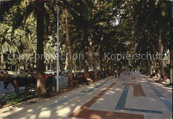 Malaga Andalucia Paseo del Parque