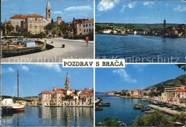 Jugoslawien Yugoslavie Brac Hafen