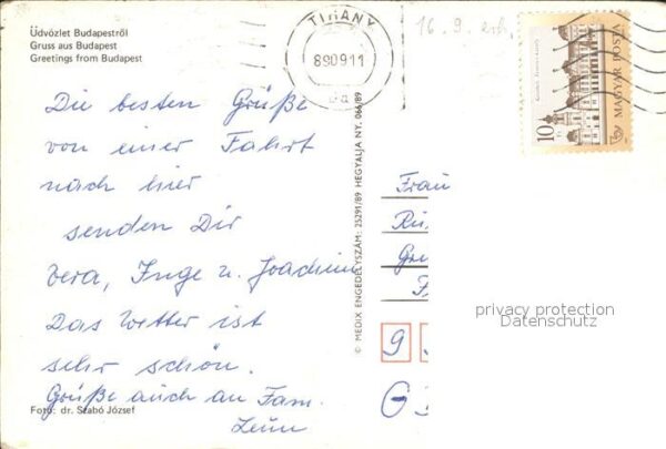 Budapest Denkmal Kirchenpartie – Bild 2