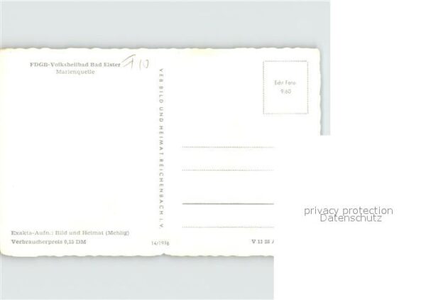 Bad Elster FDGB Volksheilbad Marienquelle – Bild 2