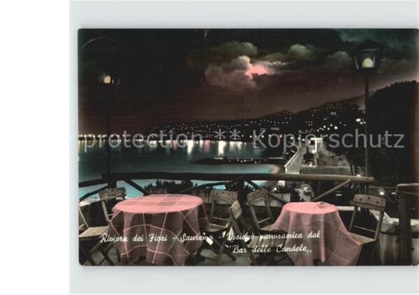 San Remo Bar delle Candele Blick von der Terrass