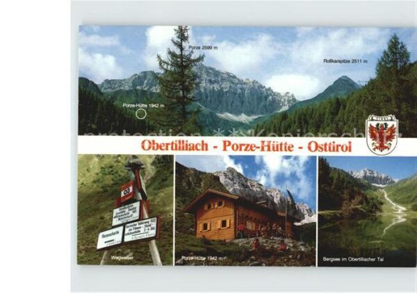 Obertilliach Porze-Hütte Bergsee