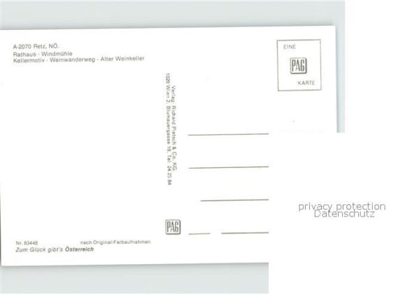 Retz Rathaus Windmühle Alter Weinkeller – Bild 2