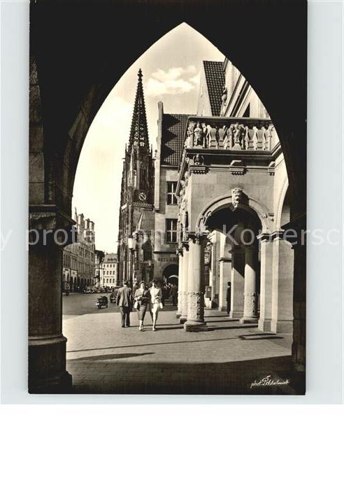 Muenster Westfalen Prinzipalmarkt Stadtweinhausbogen