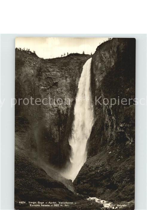 Norge Norwegen Wasserfall