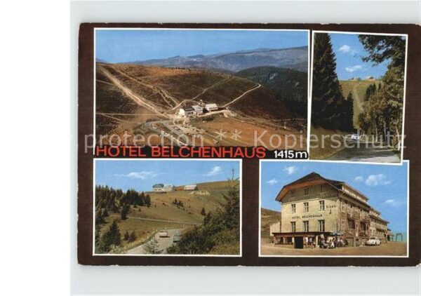 Belchen Baden Fliegeraufnahme Hotel Belchenhaus