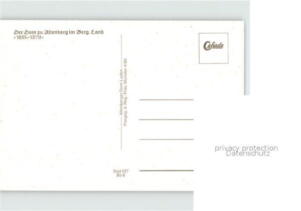 Altenberg Rheinland Fliegeraufnahme Dom – Bild 2