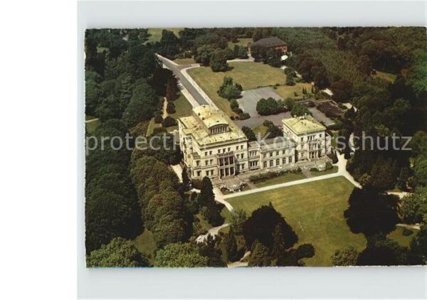 Essen Ruhr Fliegeraufnahme Villa Hügel