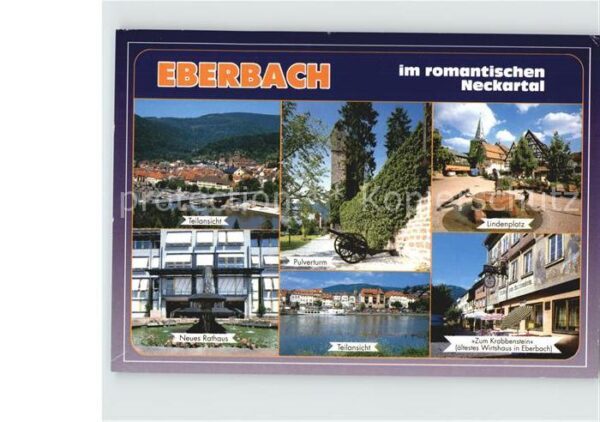 Eberbach Neckar Neues Rathaus Teilansicht Lindenplatz