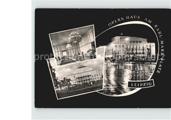 Leipzig Opernhaus Karl Marx-Platz