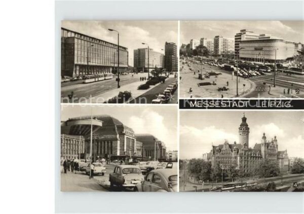 Leipzig Postamt Karl Marx-Platz Warenhaus Konsu