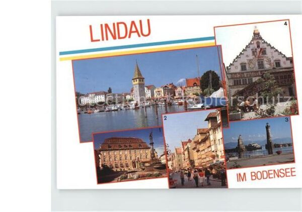 Lindau Bodensee Haus zum Cavazzen Fussgängerzone Hafene