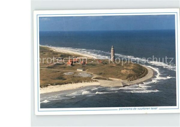 Texel Fliegeraufnahme Leuchtturm