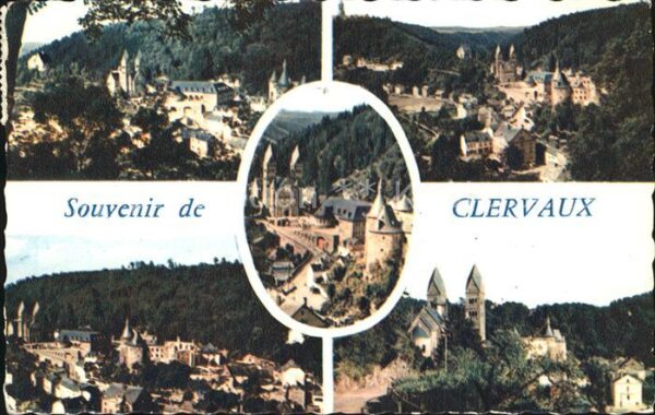 Clervaux Teilansichten Kirche Schloss