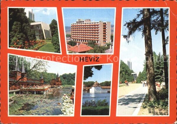 Heviz Teilansichten Heilbad Hotel Restaurant