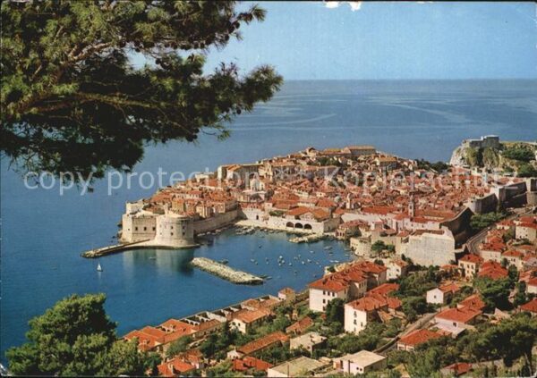 Dubrovnik Ragusa Altstadt Hafen Festung Meerblick