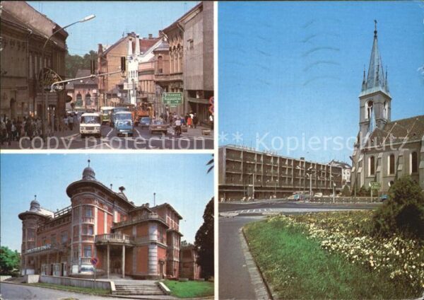 Kaposvar Strassenpartie Gebäude Kirche