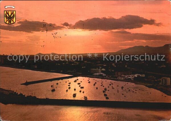 Altea Atardecer Sonnenuntergang Fliegeraufnah