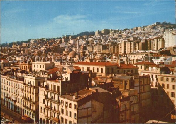 Alger Algerien Vue sur la Casbah