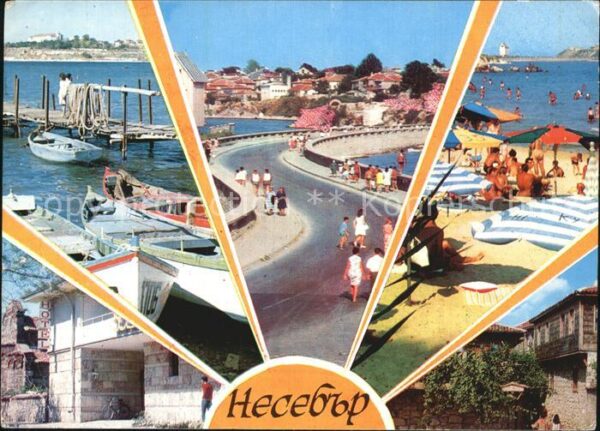 Nessebar Nessebyr Nessebre Hafen Uferstrasse Strand