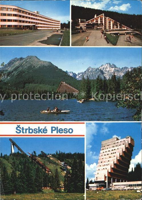 Strbske Pleso See Hotel Sprungschanze Hohe Tatra