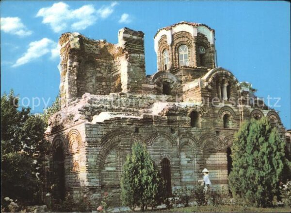 Nessebar Nessebyr Nessebre Eglise Pantokrator Kirche Ruine