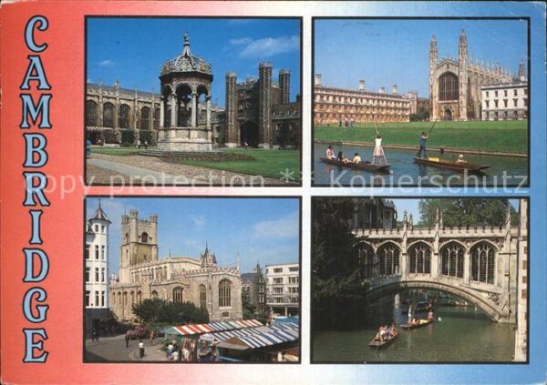 Cambridge Cambridgeshire Trinity College Kings College Great St